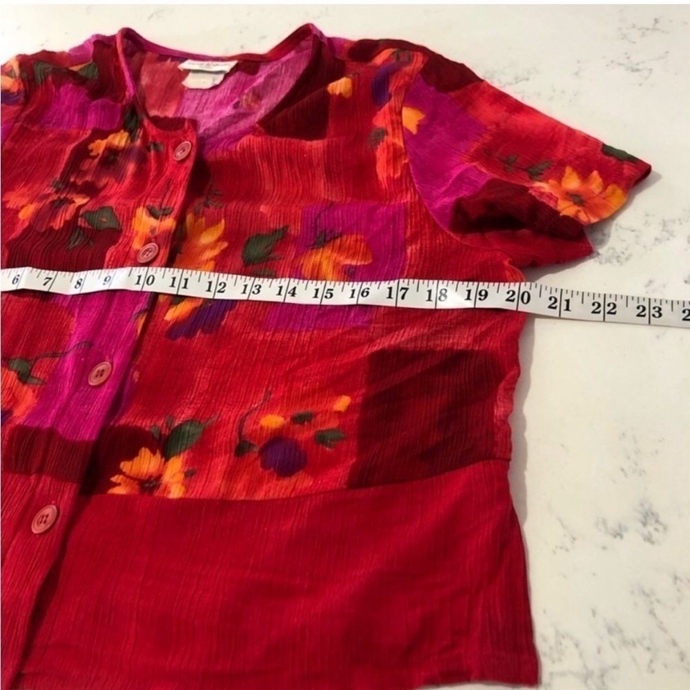 Vintage Sarah b studio blouse button front - Picture 15 of 16